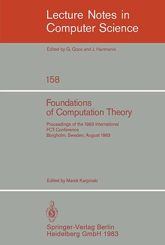 Foundations of Computation Theory