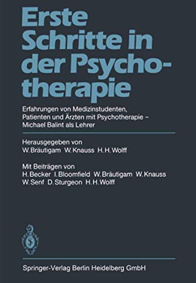 Erste Schritte in der Psychotherapie