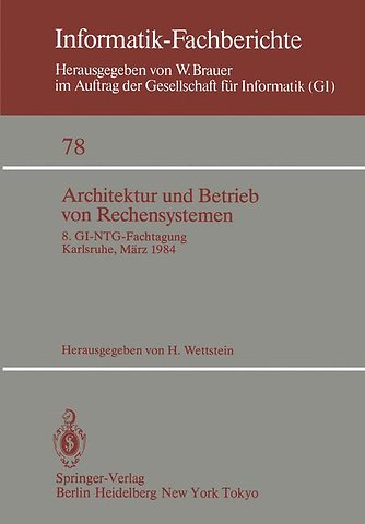 Architektur und Betrieb von Rechensystemen