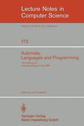 Automata, Languages, and Programming