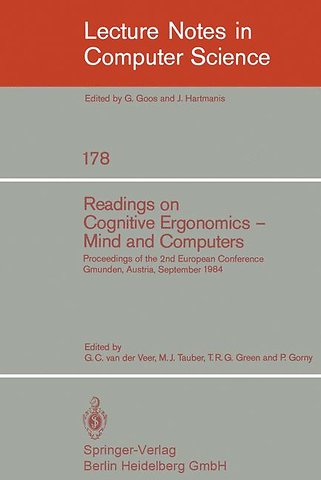 Readings on Cognitive Ergonomics, Mind and Computers