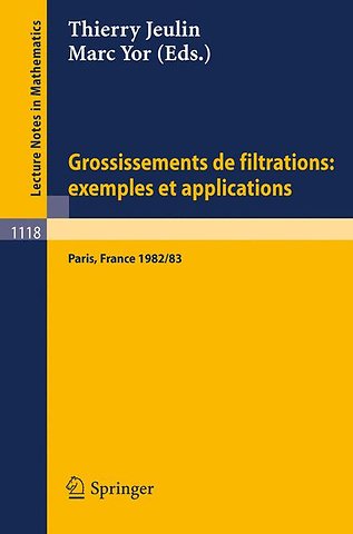 Grossissements de filtrations: exemples et applications