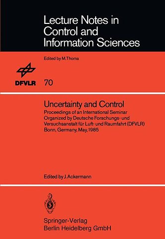 Uncertainty and Control