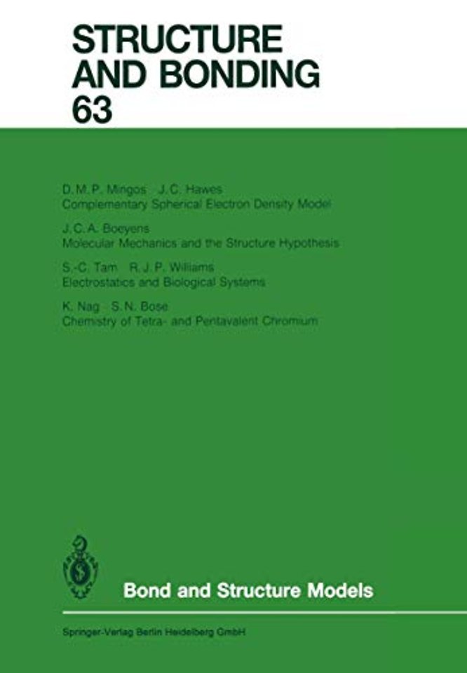 Bond and Structure Models
