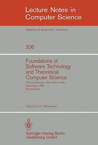 Foundations of Software Technology and Theoretical Computer Science
