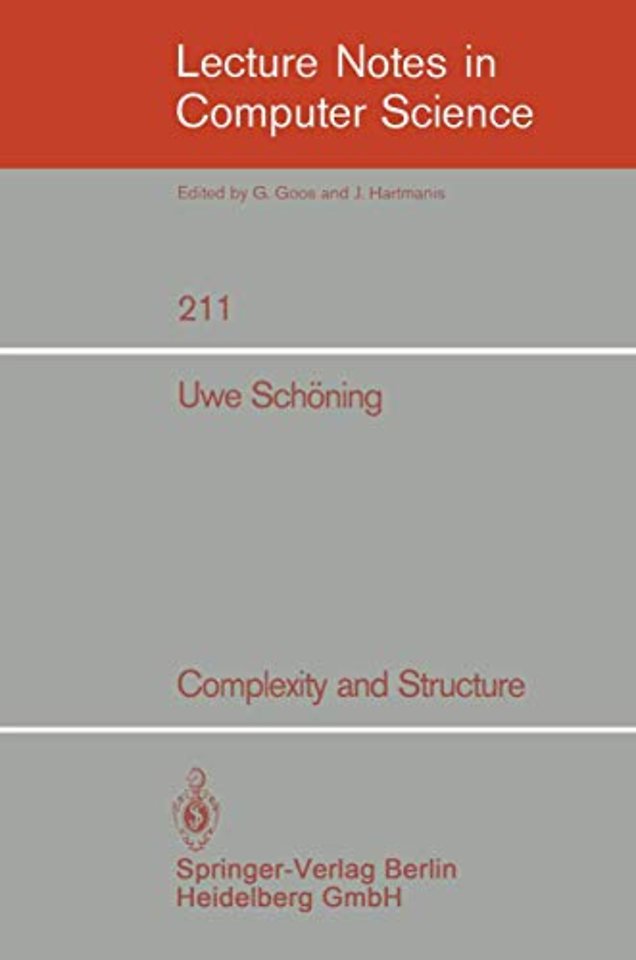 Complexity and Structure