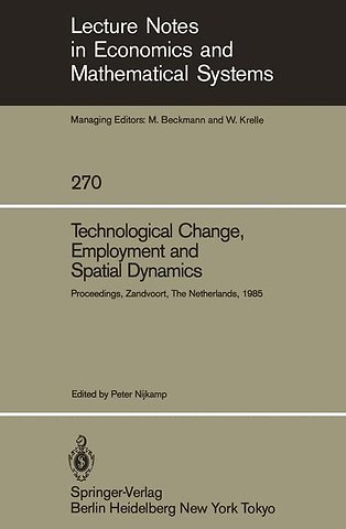Technological Change, Employment and Spatial Dynamics