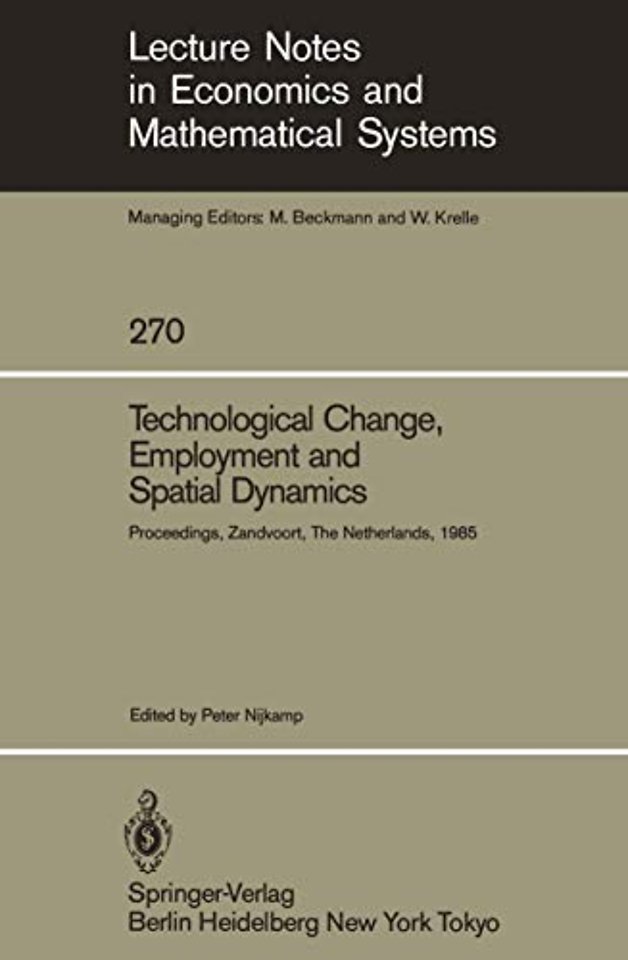 Technological Change, Employment and Spatial Dynamics