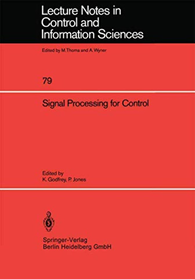 Signal Processing for Control