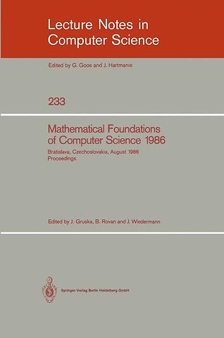 Mathematical Foundations of Computer Science 1986