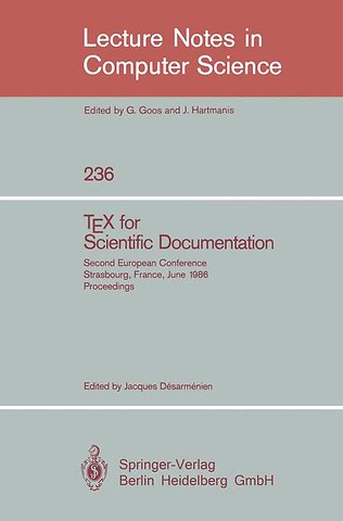 TEX for Scientific Documentation