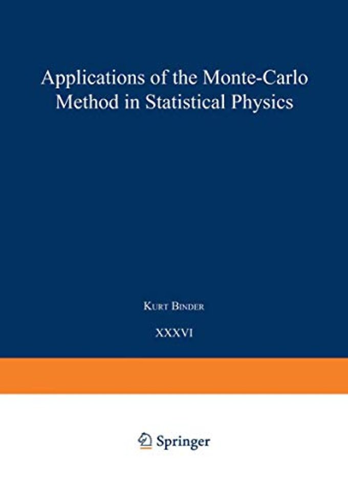 Applications of the Monte Carlo Method in Statistical Physics