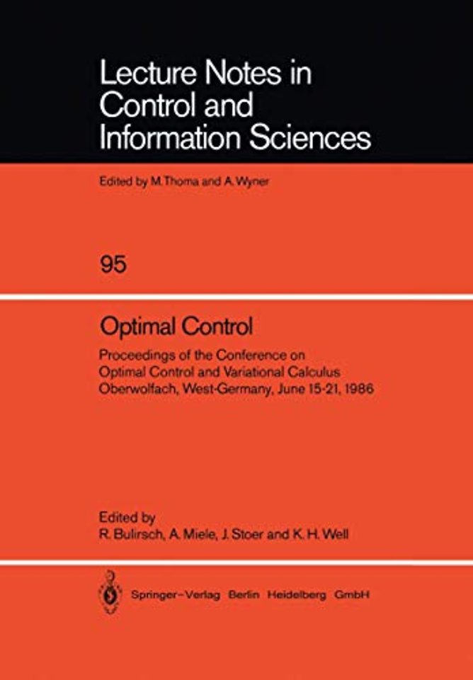 Optimal Control