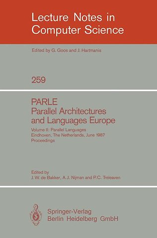 PARLE Parallel Architectures and Languages Europe