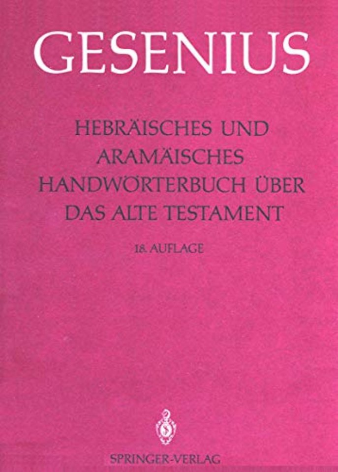 Hebräisches und Aramäisches Handwörterbuch über das Alte Testament
