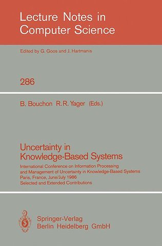 Uncertainty in Knowledge-Based Systems