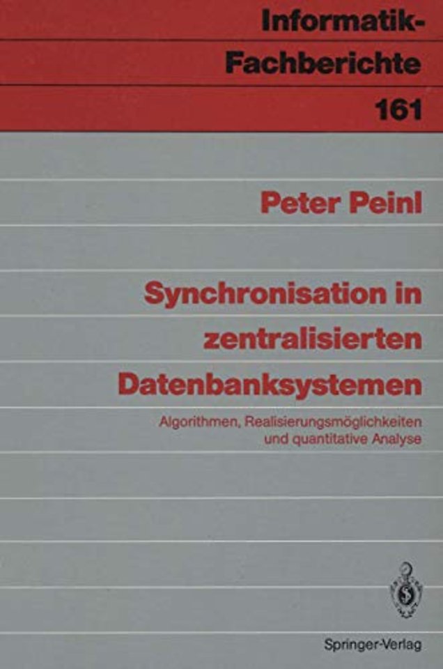 Synchronisation in zentralisierten Datenbanksystemen