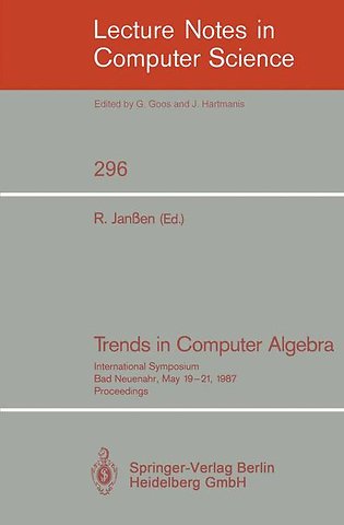 Trends in Computer Algebra