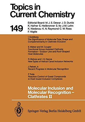 Molecular Inclusion and Molecular Recognition — Clathrates II