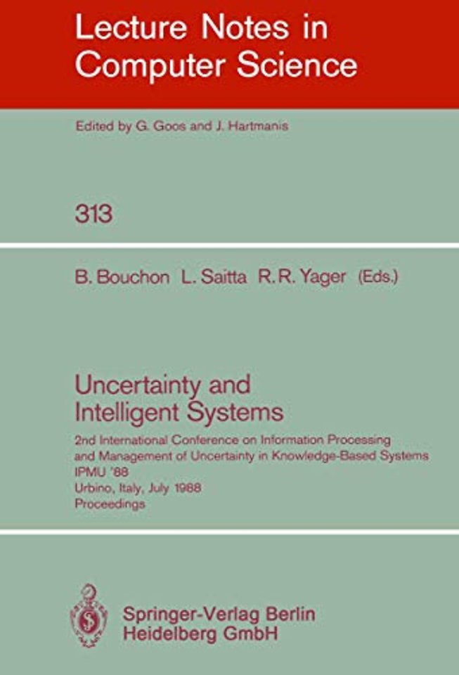 Uncertainty and Intelligent Systems