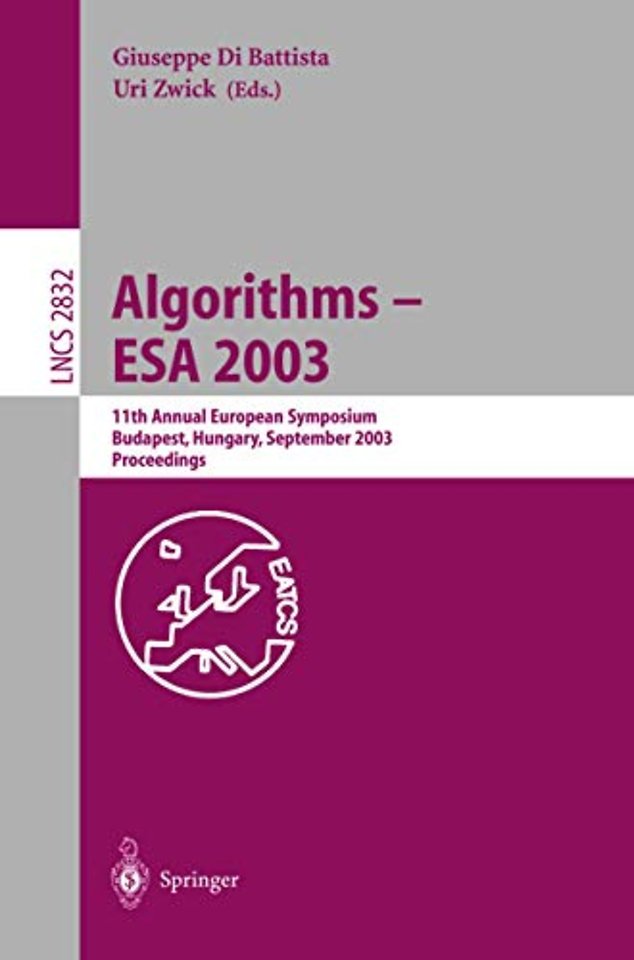 Algorithms - ESA 2003