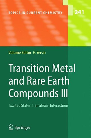 Transition Metal and Rare Earth Compounds III