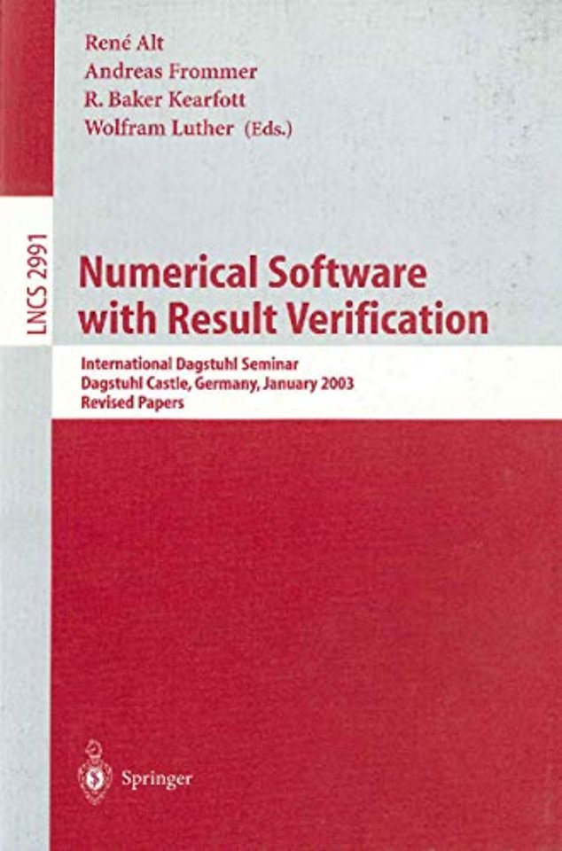 Numerical Software with Result Verification