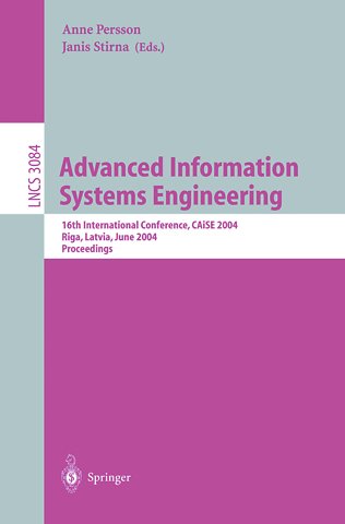 Advanced Information Systems Engineering