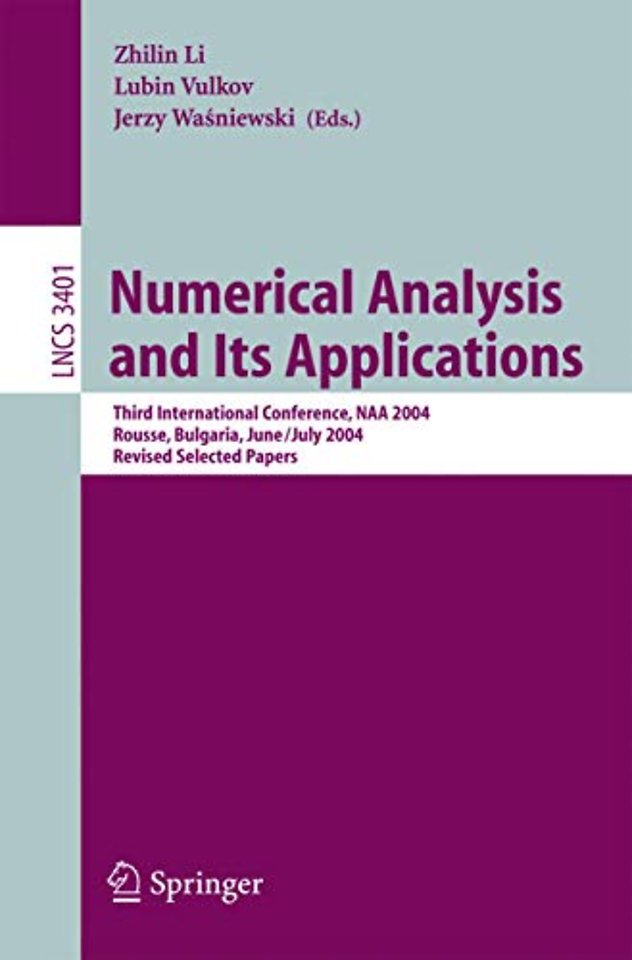 Numerical Analysis and Its Applications