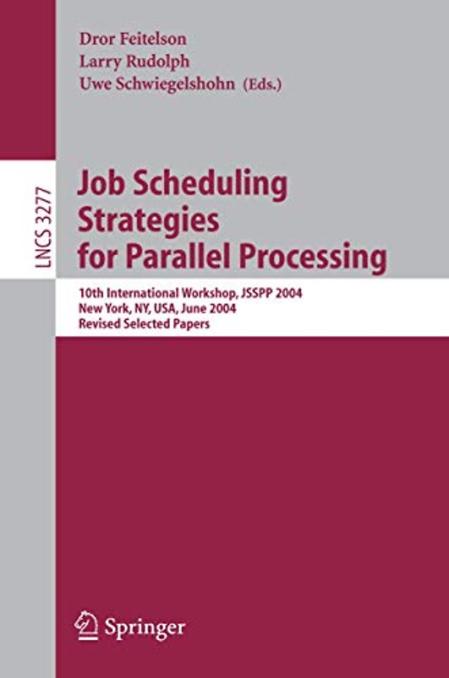Job Scheduling Strategies for Parallel Processing