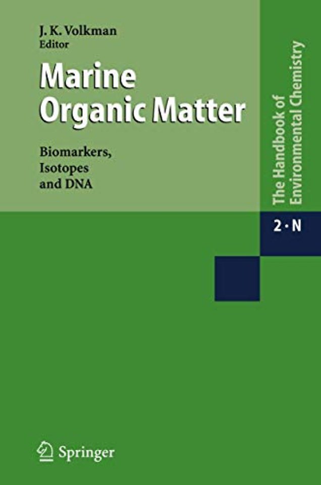 Marine Organic Matter: Biomarkers, Isotopes and DNA
