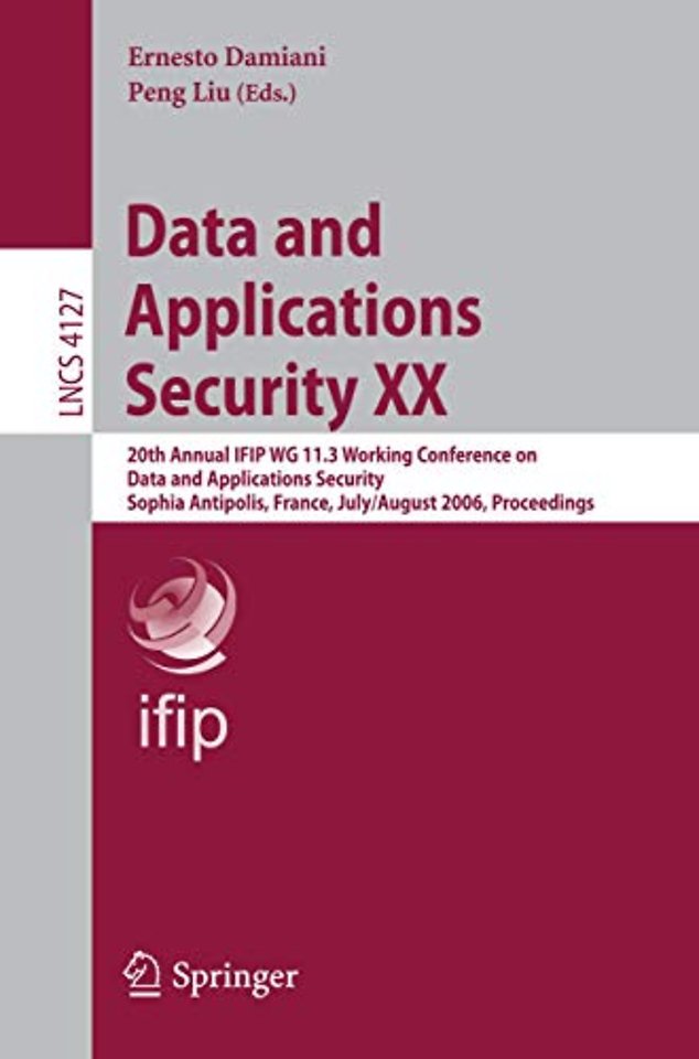 Data and Applications Security XX