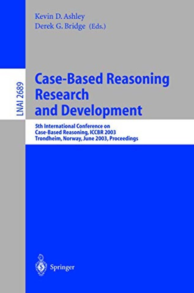 Case-Based Reasoning Research and Development