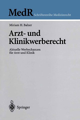 Arzt- und Klinikwerberecht