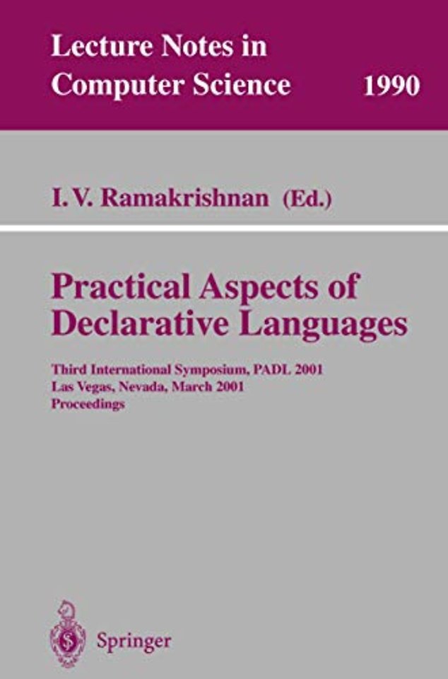 Practical Aspects of Declarative Languages