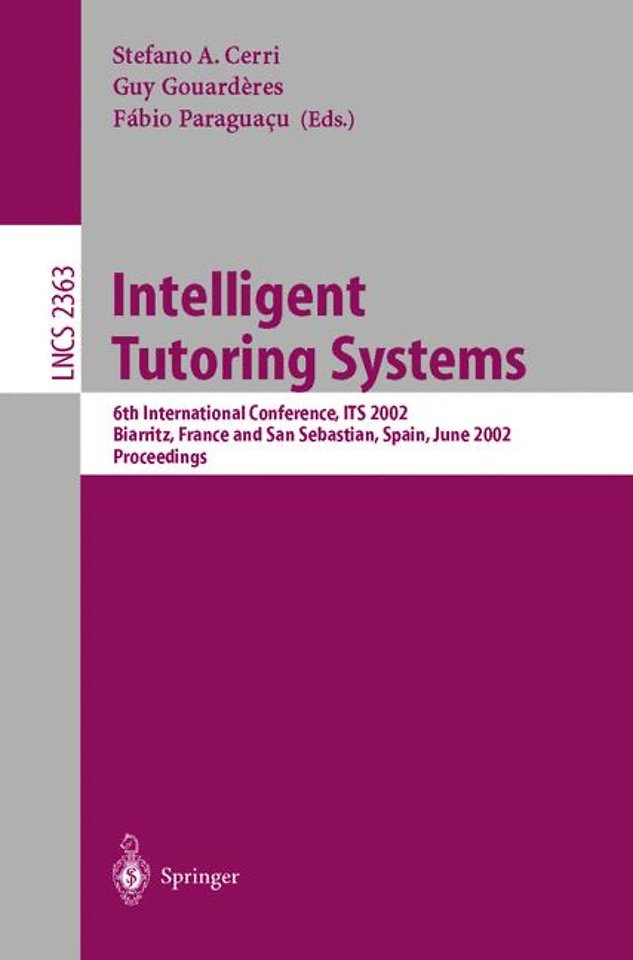 Intelligent Tutoring Systems Door Stefano A Cerri Managementboek Nl