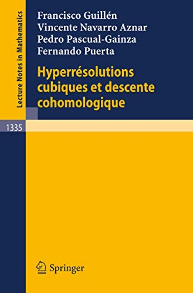 Hyperresolutions cubiques et descente cohomologique