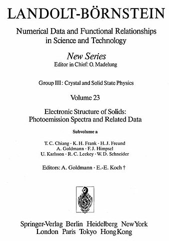 Electronic Structure of Solids a