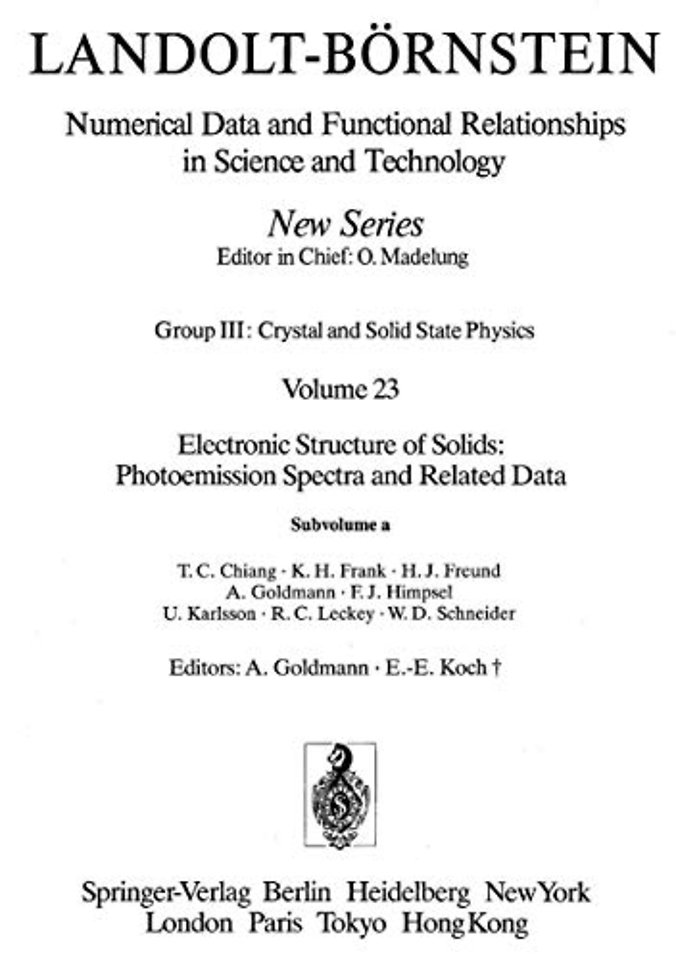 Electronic Structure of Solids a