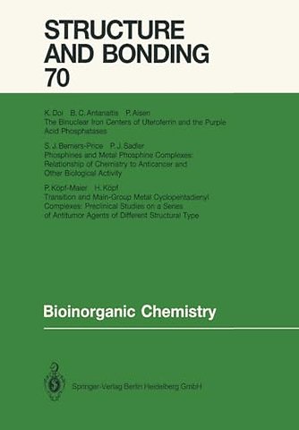 Bioinorganic Chemistry