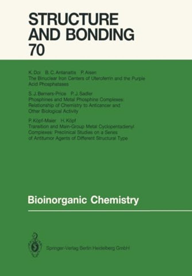 Bioinorganic Chemistry