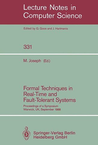 Formal Techniques in Real-Time and Fault-Tolerant Systems