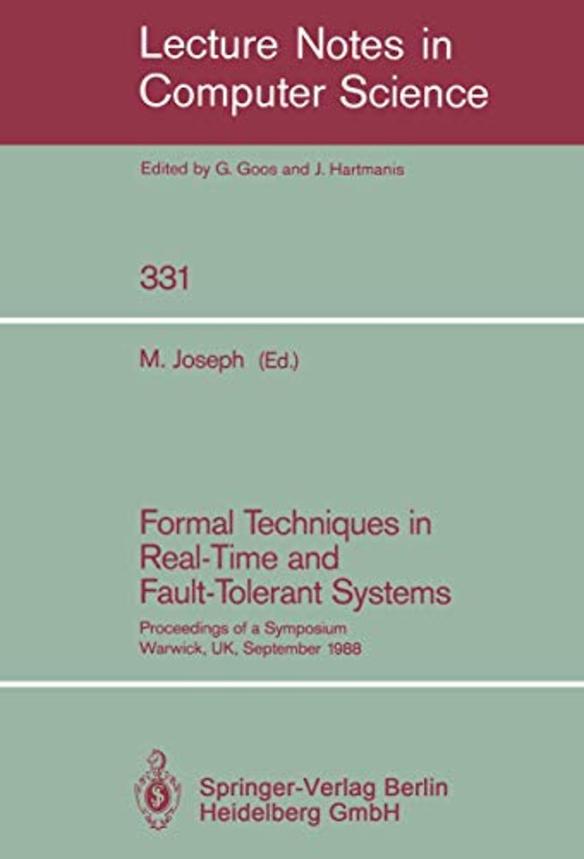 Formal Techniques in Real-Time and Fault-Tolerant Systems