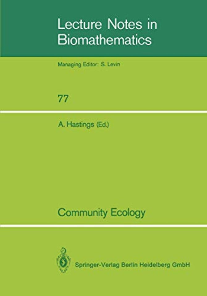 Community Ecology