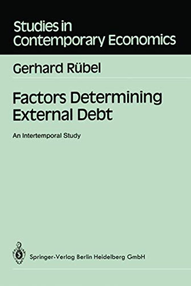 Factors Determining External Debt