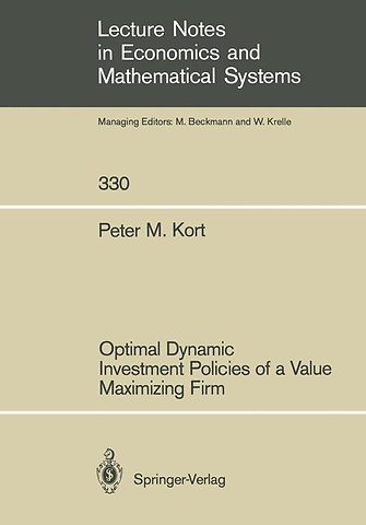 Optimal Dynamic Investment Policies of a Value Maximizing Firm