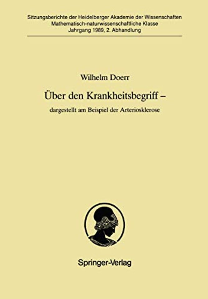 Über den Krankheitsbegriff — dargestellt am Beispiel der Arteriosklerose