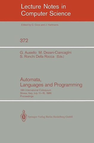 Automata, Languages and Programming