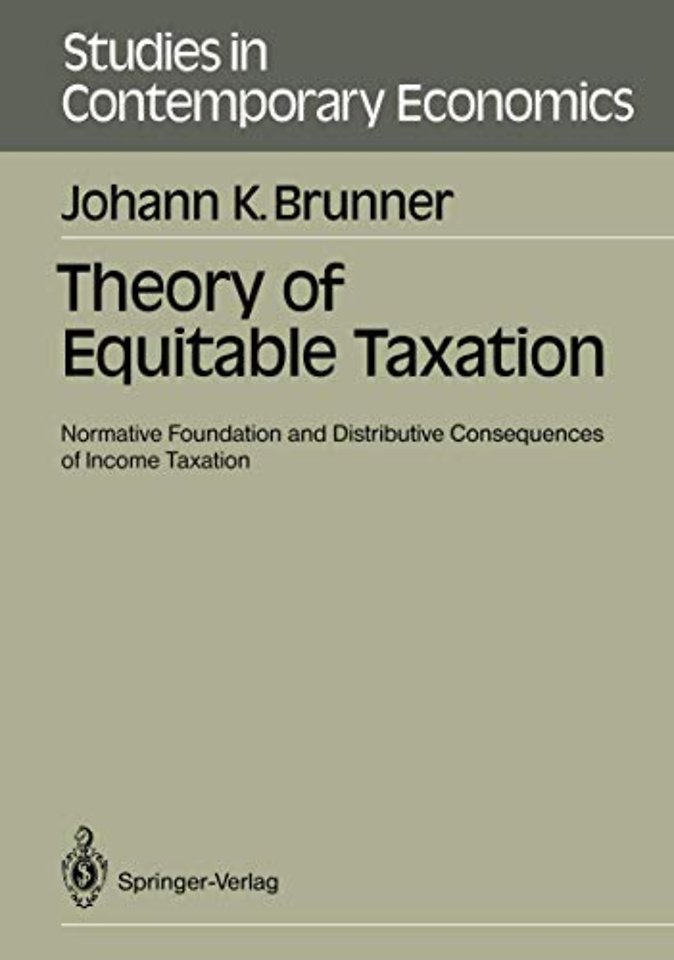 Theory of Equitable Taxation