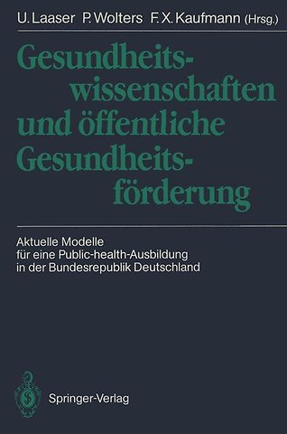 Gesundheitswissenschaften und öffentliche Gesundheitsförderung